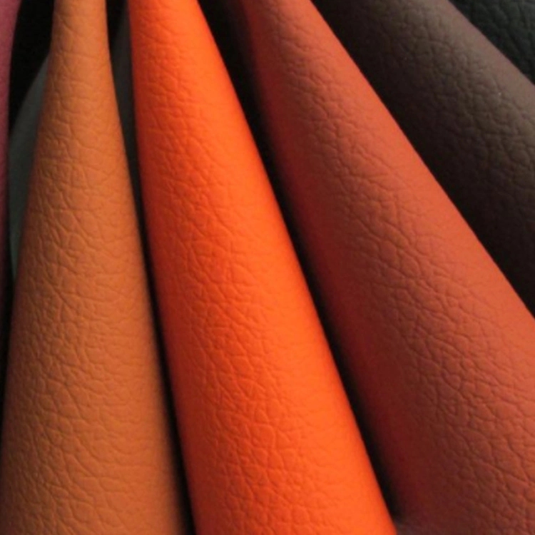Waterproof 0.5mm to 1.2mm Vinyl Fabric Meet SGS for Car Upholstery with Much Emboss