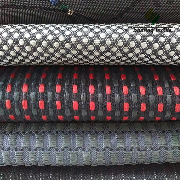 Factory Jacquard Woven Car Seat Yarn Dyed Custom Patterns Dobby Fabric