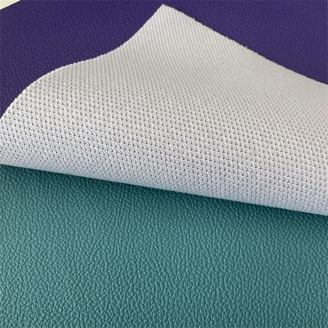 Free Samples Factory Product Synthetic Rexine PVC Artificial Fabric Roll Faux Leather for Car Seat
